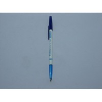 Ручка шар. Brauberg "Офисная", синяя, белый корп, 1мм (140662) {24}