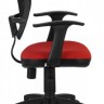 Кресло офисное Бюрократ CH-797AXSN/26-22, черное/красное, ткань/сетка