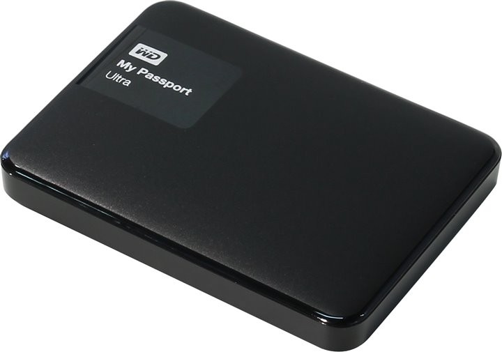 Накопитель внешний HDD 2.5" 1Tb Western Digital My Passport Ultra Black WDBDDE0010BBK 