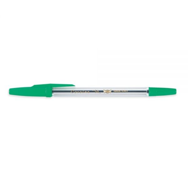 Ручка шар. Universal "Corvina 51", зелёная, прозр.корп.,1,0мм (40163/04)