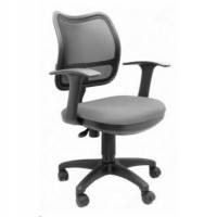 Кресло офисное Бюрократ CH-797AXSN/26-25, черный/серый, ткань/сетка