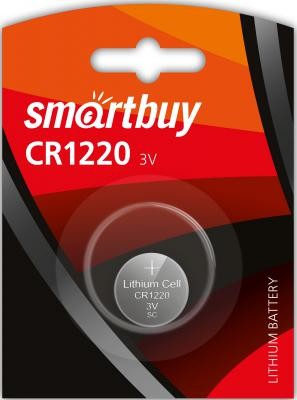 Литиевая батарейка CR1220 SmartBuy,3В,1 шт,блистер
