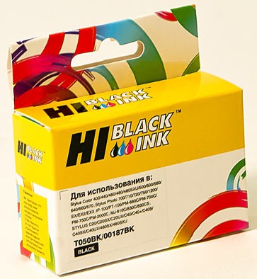 Картридж Hi-Black PE-187 черный (black) для Epson S020187