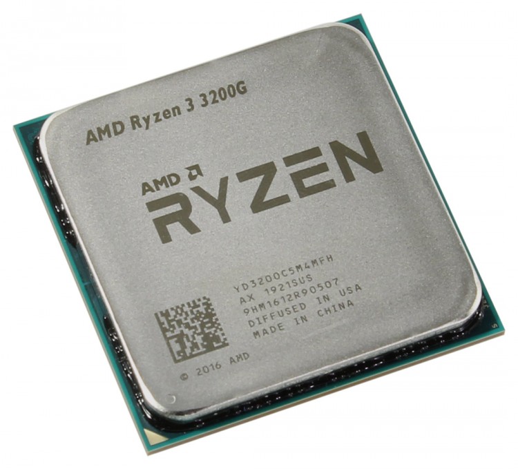Процессор AMD Ryzen 3 3200G 3,6 ГГц (до 4,0 ГГц) (AM4, 4Мб, AMD Radeon Vega 8, 2933 МГц)  oem