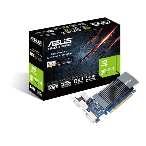 Видеокарта Asus GT710-SL-1GD5 NVidia GeForce GT710 954МГц PCI-E 2.0 1Гб 5012МГц 32 бит DVI-D,HDMI,VGA 90YV0AL2-M0NA00