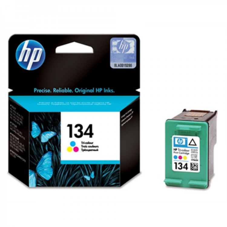 Картридж HP №134 трехцветный (Оригинал)  HP DJ 5743, 6543, 6623, 6843, 9803 Officejet 6213, 7213, 7313, 7413, H470, K7103, Photosmart 2573, 2613, 2713