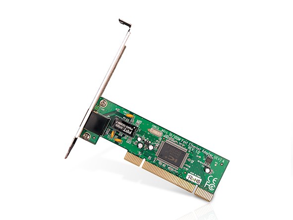 Сетевая плата TP-Link TF-3200, 1 порт 10/100 Мбит/сек , PCI, зеленый, rtl, 30702