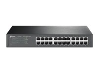 Сетевой коммутатор TP-Link TL-SG1024D, 24*10/100/1000 Мбит/сек, внешний, черная, rtl