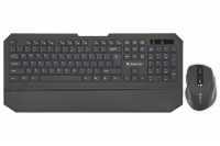 Комплект клавиатура+мышь б/п Defender Berkeley C-925 черный,USB,rtl