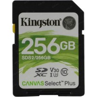 Карта памяти SDXC 256Гб/Class 10/UHS-I,Kingston Canvas Select Plus(SDS2/256GB)