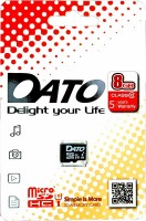 Карта памяти(б/адап.) microSDHC 8Гб/Class 10/UHS-I,Dato (DTTF008GUIC10)