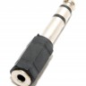 Адаптер Jack 3.5(F)- Jack 6.3(M),5bites AA-3F6M-04,черный,пакет