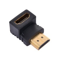 Адаптер HDMI(F)?HDMI(M)(угловой),Orient C482,черный, пакет