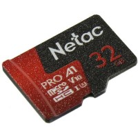 Карта памяти(б/адап.) microSDHC 32Гб/Class 10/UHS-I,Netac P500(NT02P500PRO-032G-S)