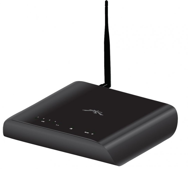 Маршрутизатор Ubiquiti AirRouter-HP(EU) High Power WiFi 802.11n до150Мбит/с,  4 x LAN,1 х USB