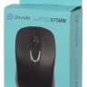 Мышь беспроводная Oklick 675MW, черная, оптическая, 800dpi, USB(для приёмника), rtl