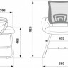 Кресло эргономичное Бюрократ CH-695N-AV/B/TW-11, черное, ткань/сетка