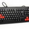 Клавиатура игровая A4Tech G300,проводная(USB),водозащита,черная,rtl