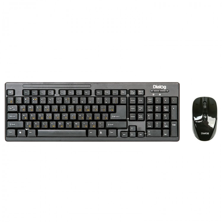 Клавиатура+мышь б/п Dialog Pointer KMROP-4010U черные,USB,rtl