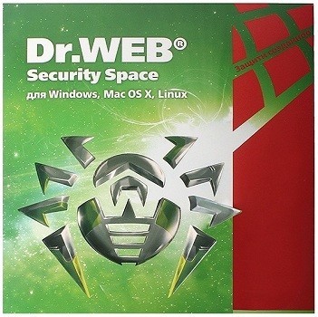 Антивирус Dr.Web Security Space лицензий 2, на 1 год(а), коробочная