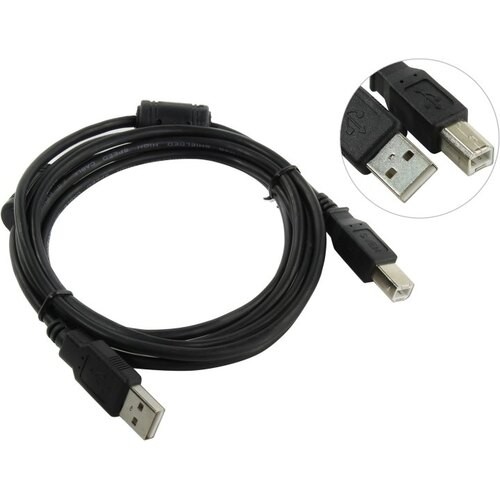 Кабель USB(AM)-USB(BM) для принтера,1.8м,Sven Pro,черный,пакет