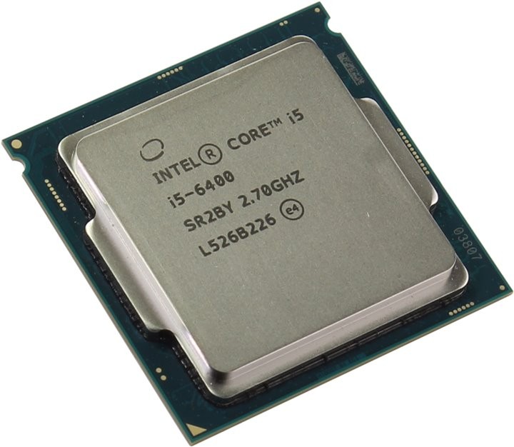 Процессор Intel Core i5 6400 2,7 ГГц (до 3,3 ГГц в режиме Turbo Boost) (s1151, 6 Mb, 2133 МГц) Skylake oem (без коробки)