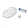 Мышь беспроводная Sven RX-255W, белая, оптическая, 1600dpi, USB(для приёмника), rtl