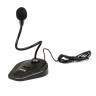 Микрофон настольный Dialog M-135B проводной, jack 3.5mm, черный, блистер