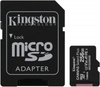 Карта памяти(+адаптер) microSDXC 256Гб/Class 10/UHS-I(Class 3),Kingston Canvas Select Plus(SDCS2/256