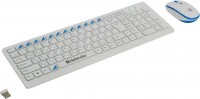 Комплект клавиатура+мышь б/п Defender 895 Nano белый,USB(для приемника),rtl