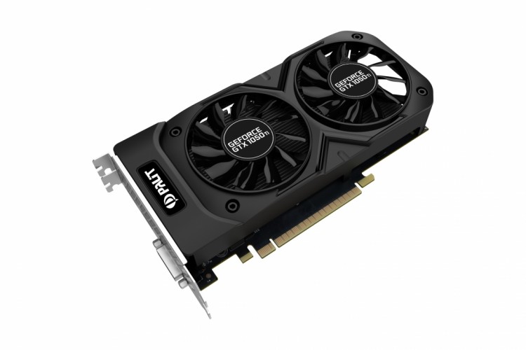 Видеокарта Palit  NVidia GeForce GTX 1050 Ti Dual 1290 МГц(1392 МГц GPU Boost) PCI-E 3.0 4Гб 7000 МГц  128бит DVI-D, HDMI, Display Port NE5105T018G1-1