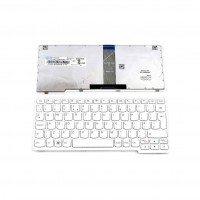 Клавиатура для ноутбука Lenovo IdeaPad S110, S206, русифицированная, белый, oem