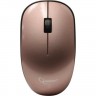 Мышь беспроводная Gembird MUSW-111-RG, розовое золото, оптическая, 1200dpi, USB(для приёмника), блис