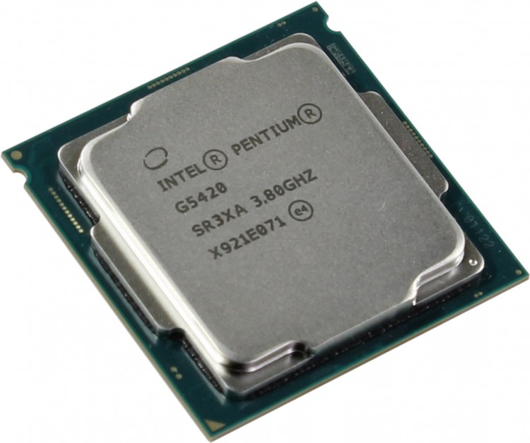 Процессор Intel Pentium Gold G5420 3,8 ГГц (s1151 v.2, 4Мб, Intel® HD Graphics 610, 2400 МГц) Coffee Lake oem