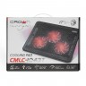 Подставка для ноутбука Crown CMLC-1043T BR,17",сталь/пластик, 3*кулера 110 мм, черная
