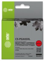 Картридж для Canon,PG-445XL,Cactus,черный (black),15мл,Pixma MG2440/2540/2940