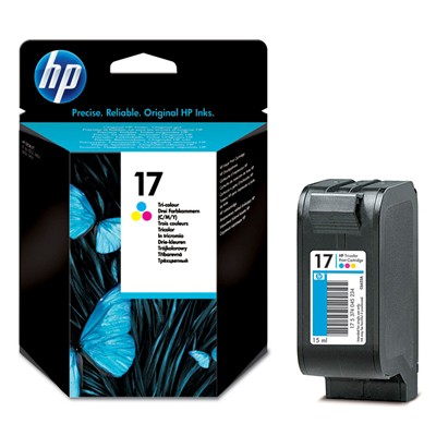 Картридж HP №17 трехцветный (Оригинал)  DJ 825c/840c/842c/843c/845c, C6625AE