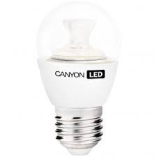 Лампа LED шарообразная/прозрачная Canyon E27, 3.3Вт(25Вт), 2700К(теплый), 150°, 250Лм, 50000ч., 45*84 мм(PE27CL3.3W230VW)
