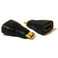 Адаптер HDMI(F) - miniHDMI(M),Behpex ,черный,пакет