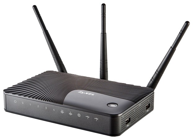 Маршрутизатор Wi-Fi двухдиапазонный ZyXEL Keenetic Ultra, 4*1000  Мбит/сек,черный,KN-1810