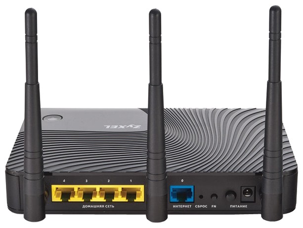 Маршрутизатор Wi-Fi двухдиапазонный ZyXEL Keenetic Ultra, 4*1000  Мбит/сек,черный,KN-1810