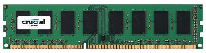 Модуль памяти DIMM DDR3L 2Гб, 1600 МГц, 12800 Мб/с, Crucial CT25664BD160BJ, rtl