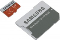 Карта памяти(+адаптер) microSDHC 32Гб/Class 10/UHS-I,Samsung EVO Plus(MB-MC32GA/RU)