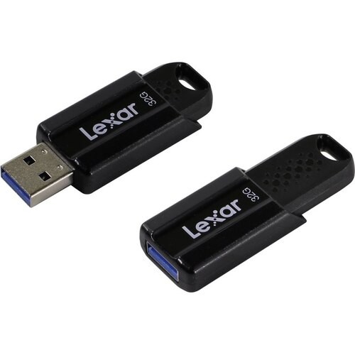 Накопитель USB 3.1, 32Гб Lexar JumpDrive S80 LJDS080032G-BNBNG,черный, пластик