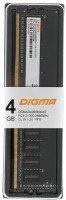 Модуль памяти DIMM DDR4 4Гб, 2666 МГц, 21300 Мб/с, Digma DGMAD42666004S, блистер