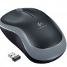 Мышь беспроводная Logitech Wireless Mouse M185, черная/серая, оптическая, 1000dpi, USB(для приёмника