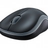 Мышь беспроводная Logitech Wireless Mouse M185, черная/серая, оптическая, 1000dpi, USB(для приёмника