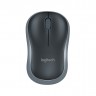 Мышь беспроводная Logitech Wireless Mouse M185, черная/серая, оптическая, 1000dpi, USB(для приёмника