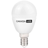 Лампа LED шарообразная/матовая Canyon E14, 6Вт(41Вт), 4000К(нейтральный), 150°, 494Лм, 50000ч., 45*84 мм(PE14FR6W230VN)