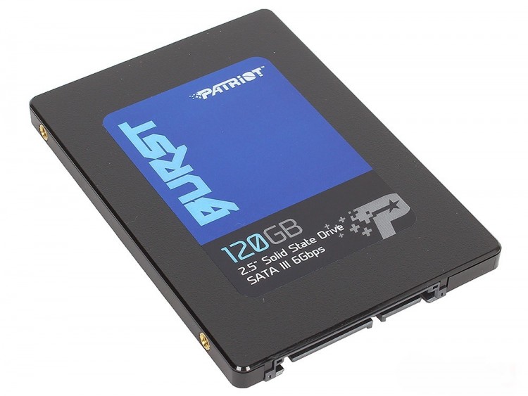 Накопитель SSD 2.5" 120 Гб Patriot Burst PBU120GS25SSDR,черный,rtl